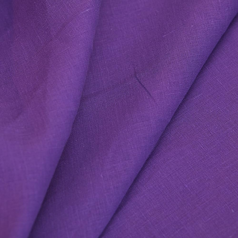 Japan Nature 100% Linen Fabric for Clothing, Home Decor, Pillow, Sofa, 56" Width, Craft by The Yard (Dark Blue) - Image 7