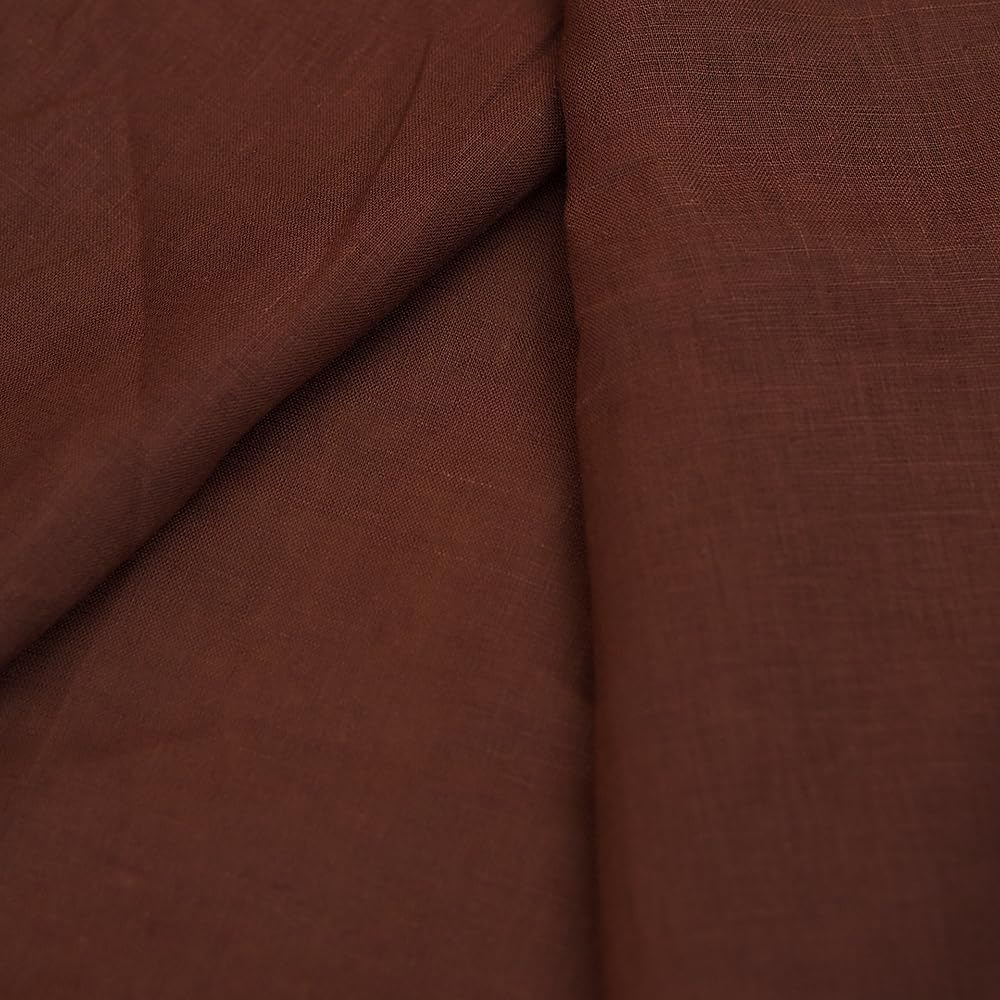 Japan Nature 100% Linen Fabric for Clothing, Home Decor, Pillow, Sofa, 56" Width, Craft by The Yard (Dark Blue) - Image 8