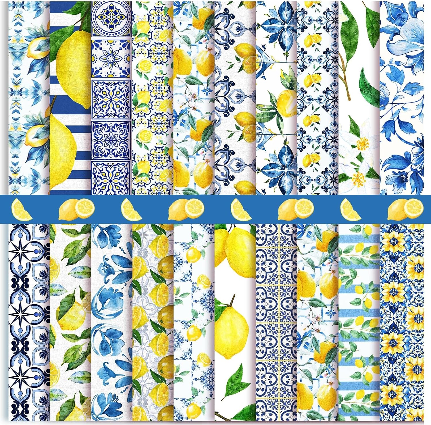 HunnmingRe 20 Pcs 10''x10'' Sage Green Quilting Fabric Square Greenery Precuts Quilted Fabric Bundle Gingham Polka Dot Spring Leaves Printed Sewing Material for Holiday Patchwork DIY Craft Supplies - Image 7