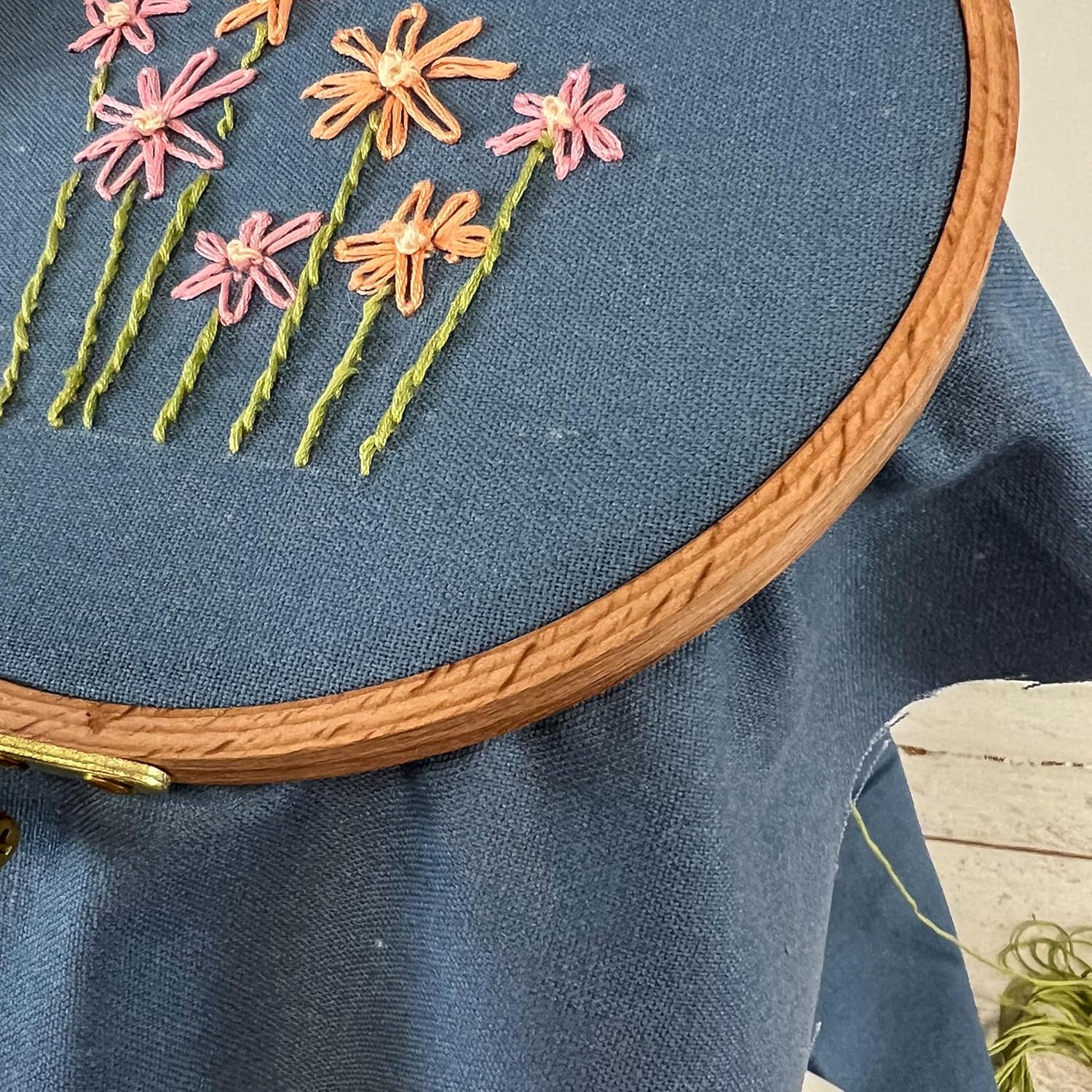 3 Yard Cut of Threadart Linen Fabric - Premium Cotton Linen Fabric for Embroidery, Cross Stitch, Apparel, Canvas, Home Décor- 55" Width - White - Image 7