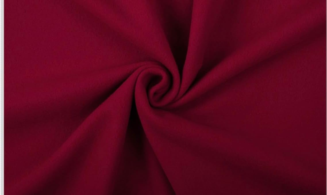 Alternative view of Tuva Textile 40 Yard Bolt of Real Wool Quality Fabric Coating - Red Color Wool Fabric (Heavy Weight with The Real Soft Nap & Drape Finishing) - Fancy Wool Fabric