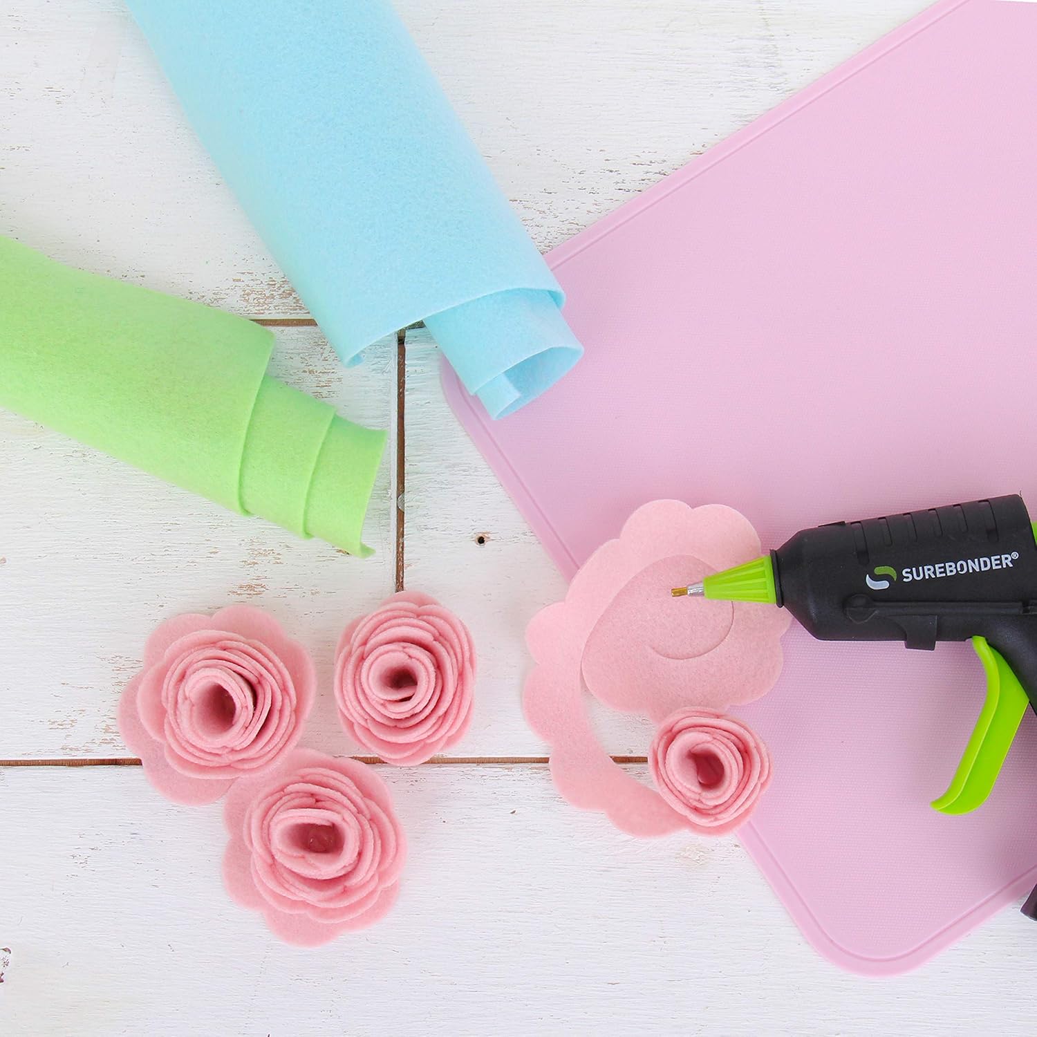 Threadart Premium Felt by The Yard - 36" Wide - Rust | Soft Wool-Like Feel | 1.2mm Thick Fabric for DIY Crafts, Sewing, Crafting Projects | Compatible with Cricut Maker - Image 5