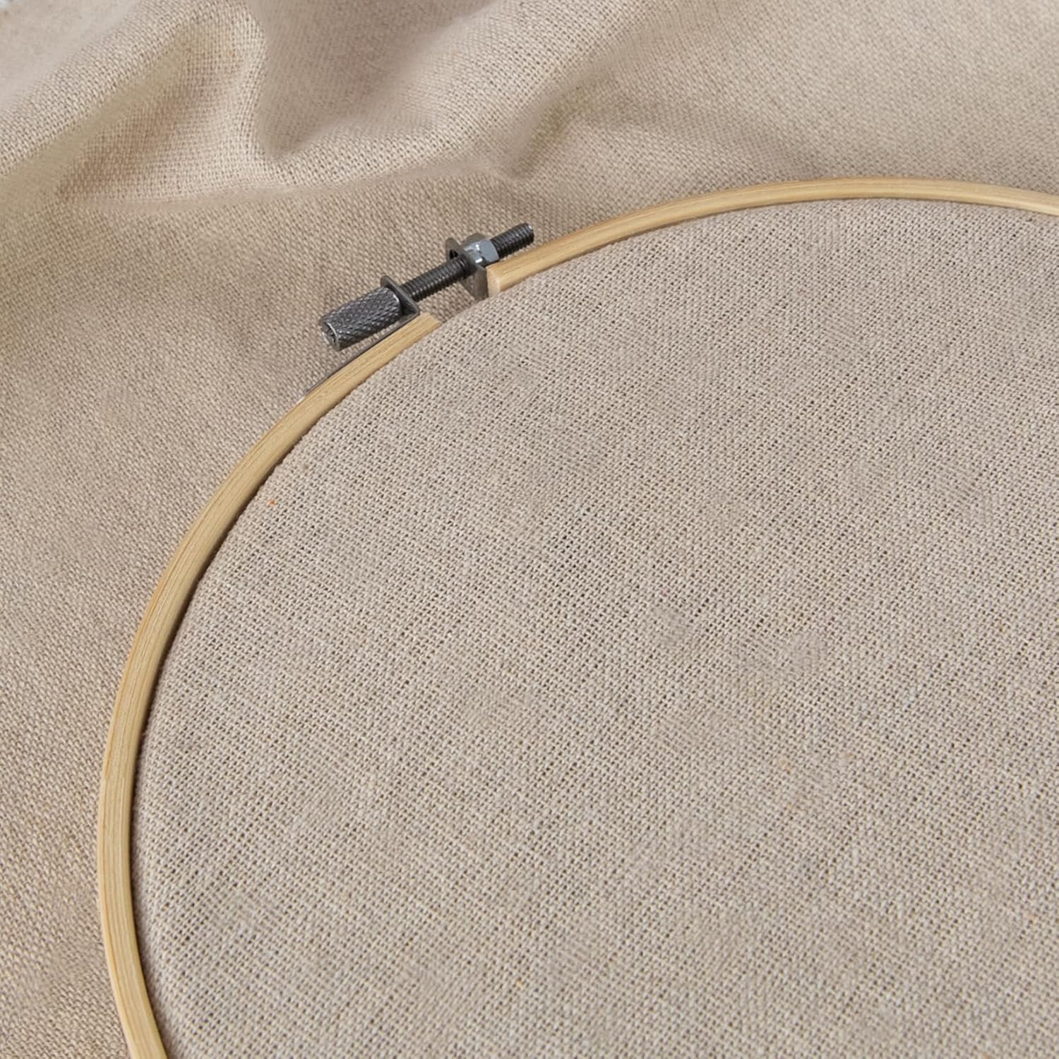 Alternative view of Muslin Linen Fabric Embroidery Linen Cloth Needlework Fabric Garments Crafts Accessories Backing Material Quilting Sewing Draping 21 by 62-Inch