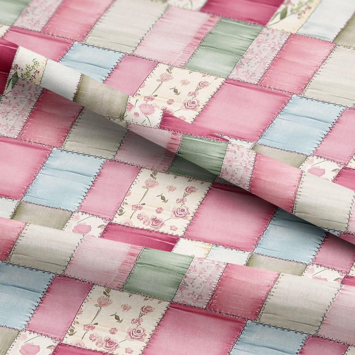 100% Cotton Fabric by The Yard u2013 Turkish Quality Quilting & Sewing Fabric, 1 Yard x 1.69 Yards Wide, Patchwork Cotton for Crafts - Image 6