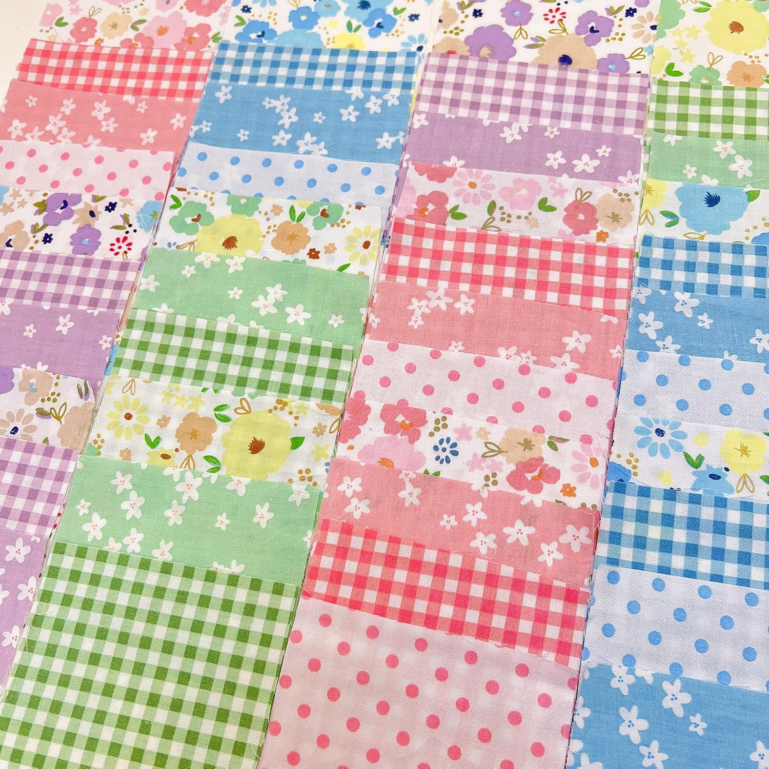 7Pcs 9.8" x 9.8"(25 * 25CM) Cotton Fabric DIY Making Supplies Quilting Patchwork Fabric Fat Quarter Bundles DIY for Quilting Cotton Patchwork Cushions (7pcs Peony, 9.8" x 9.8") - Image 8