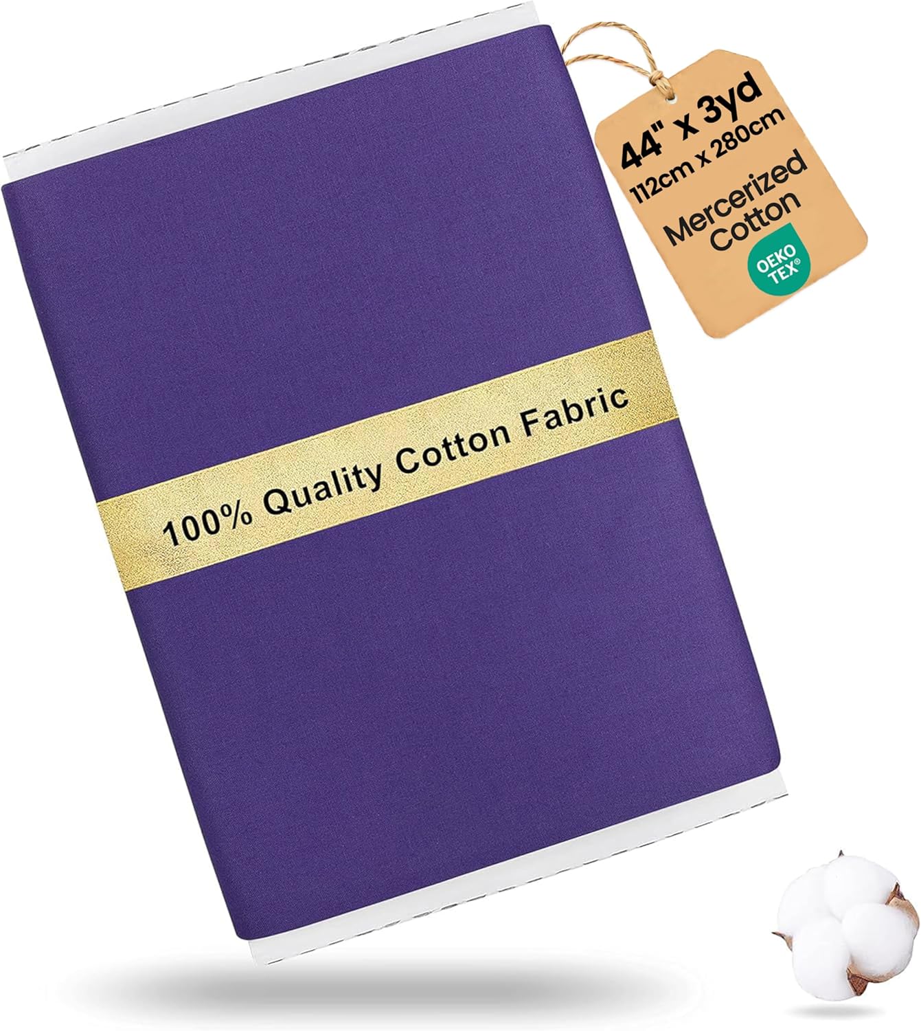 Craftido-19 Options-100% Cotton Fabric by The Yard in Solid Color 44u201DWide by 3yd (9 ft) -Medium Weight 5.2 oz-Soft Cotton for Quilting, Sewing, Crafts, Binding, Backing and Lining - White - Image 7