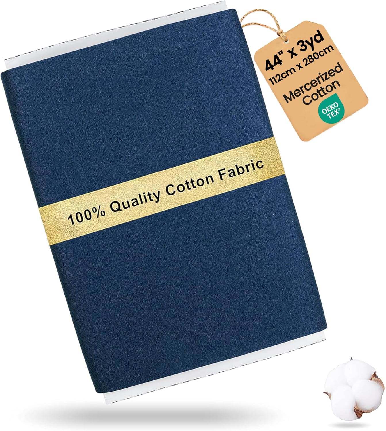 Craftido-19 Options-100% Cotton Fabric by The Yard in Solid Color 44u201DWide by 3yd (9 ft) -Medium Weight 5.2 oz-Soft Cotton for Quilting, Sewing, Crafts, Binding, Backing and Lining - White - Image 8