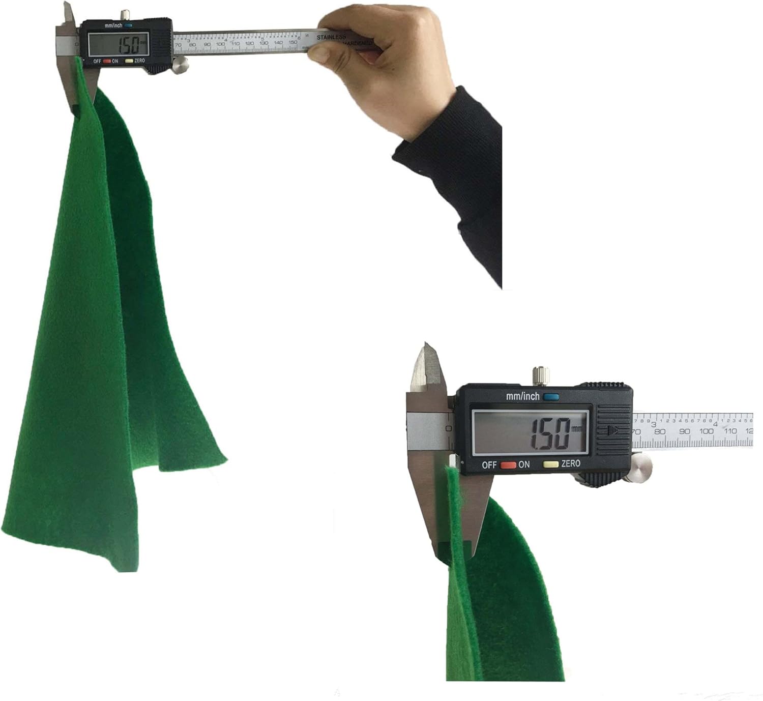 Alternative view of Misscrafts 42pcs 8"X8" 1.5mm Thick Soft Felt Nonwoven Fabric Sheet Pack DIY Craft Patchwork Sewing Square Assorted Colors with Thread Bag