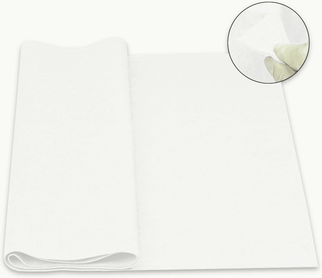 Alternative view of Felt Fabric 1.8 mm Thick 36" x 72" - Soft Durable Felt by The Yard Felt Sheets for Arts and Crafts, DIY Sewing, Crafting Projects (White)