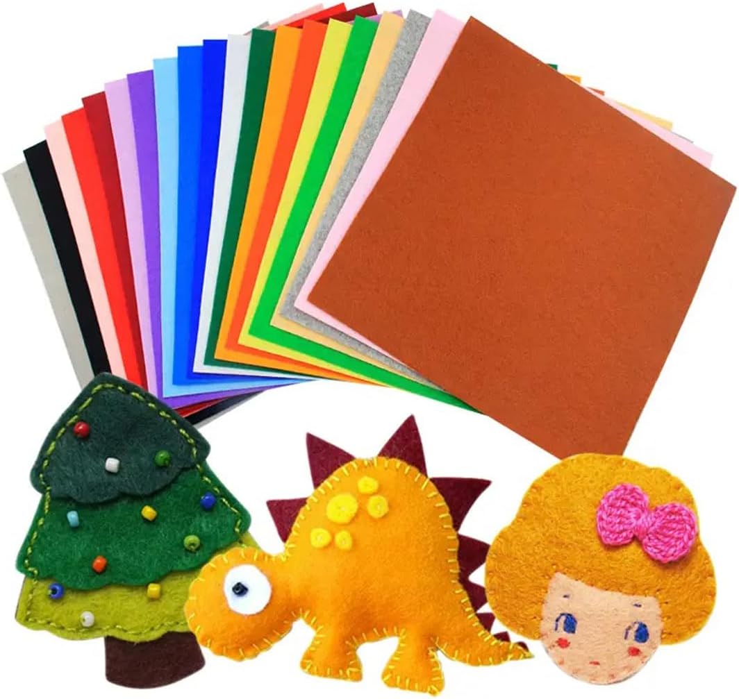 Felt Fabric 1.8 mm Thick 36" x 72" - Soft Durable Felt by The Yard Felt Sheets for Arts and Crafts, DIY Sewing, Crafting Projects (White) - Image 3