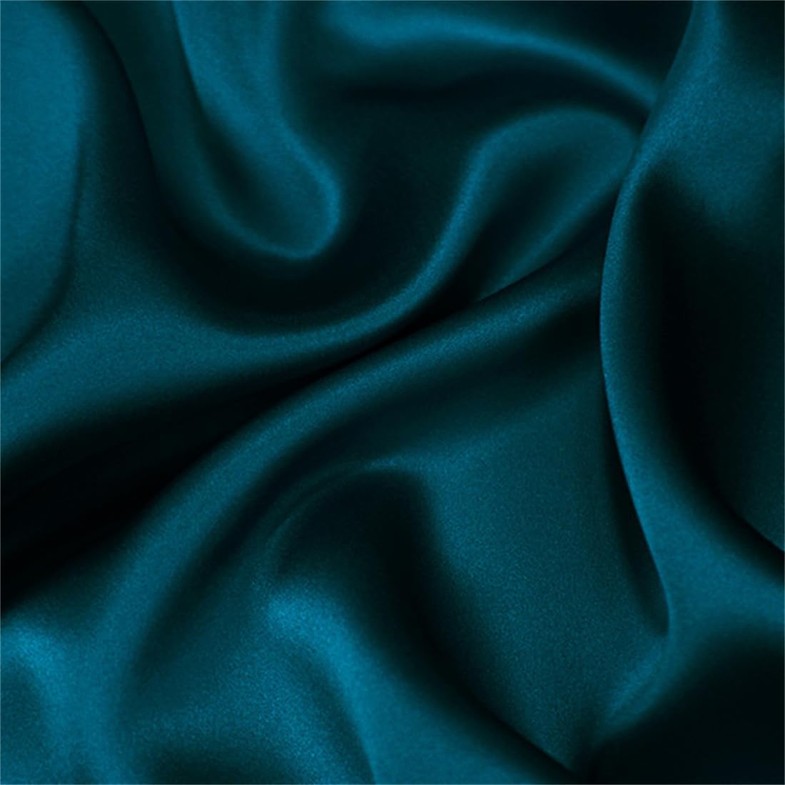Oavieh Navyblue 19 Momme 44''Width 100 Pure Silk Fabric 6A Grade Natural Mulberry Charmeuse Fabric for Sewing Clothes DIY Crafts(1 Yard) - Image 6