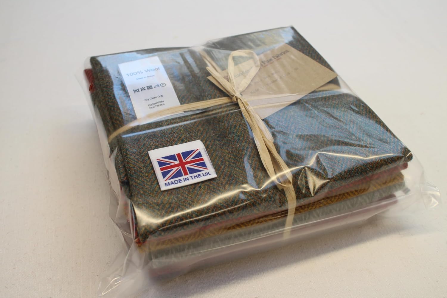 Alternative view of British Tweed 100% Wool Fat Quarter Bundle 18" x 27" (6, #1 - Fall Shades)