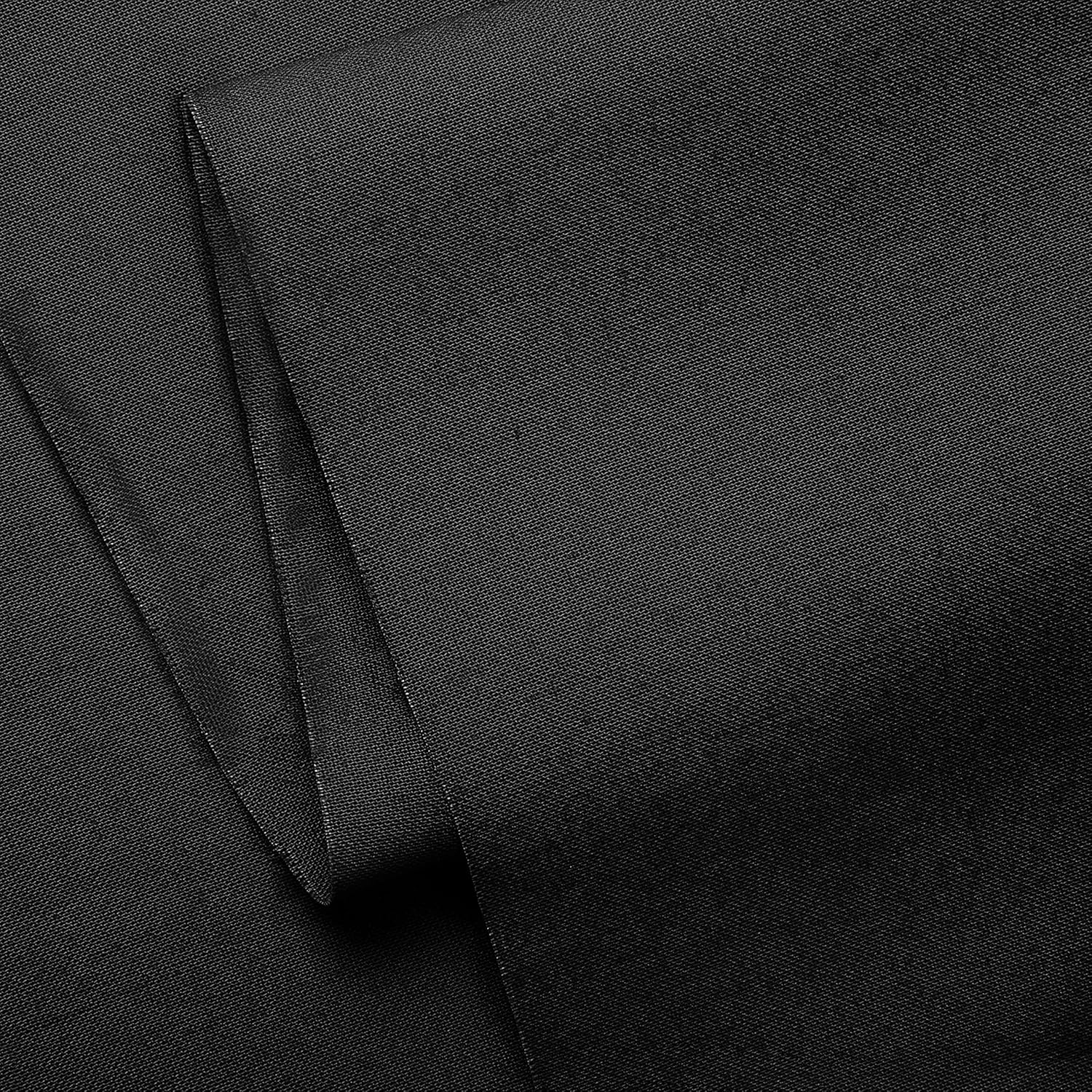 Alternative view of Craftido-19 Options-100% Cotton Fabric by The Yard in Solid Color 44u201DWide by 3yd (9 ft) -Medium Weight 5.2 oz-Soft Cotton for Quilting, Sewing, Crafts, Binding, Backing and Lining - Black