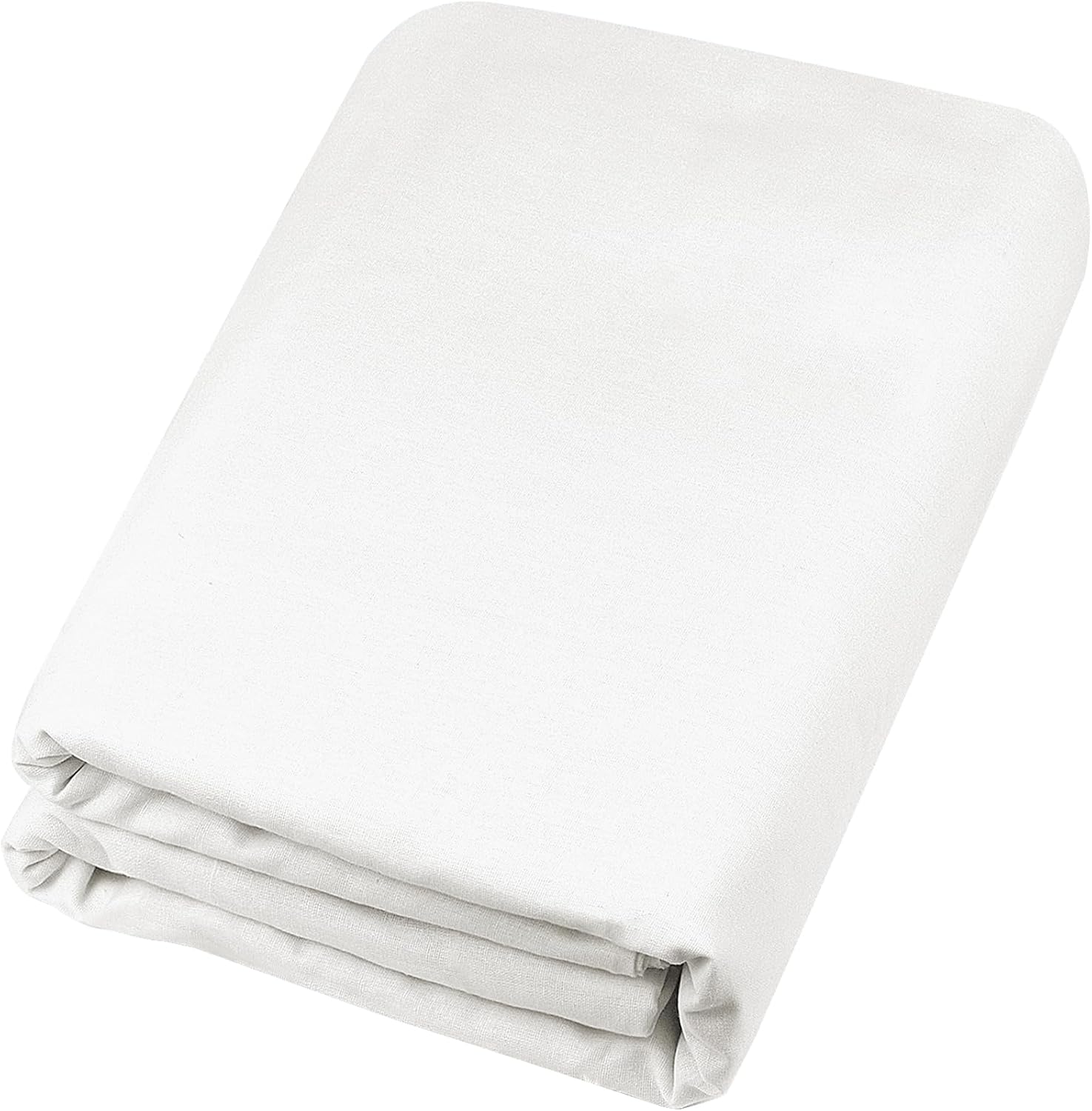 HOTGODEN Medium Weight 100% Cotton Muslin Fabric: 63 inch x 2 Yards Unbleached Muslin Linen Fabric Material for Sewing Material Apparel Cloth - Image 7