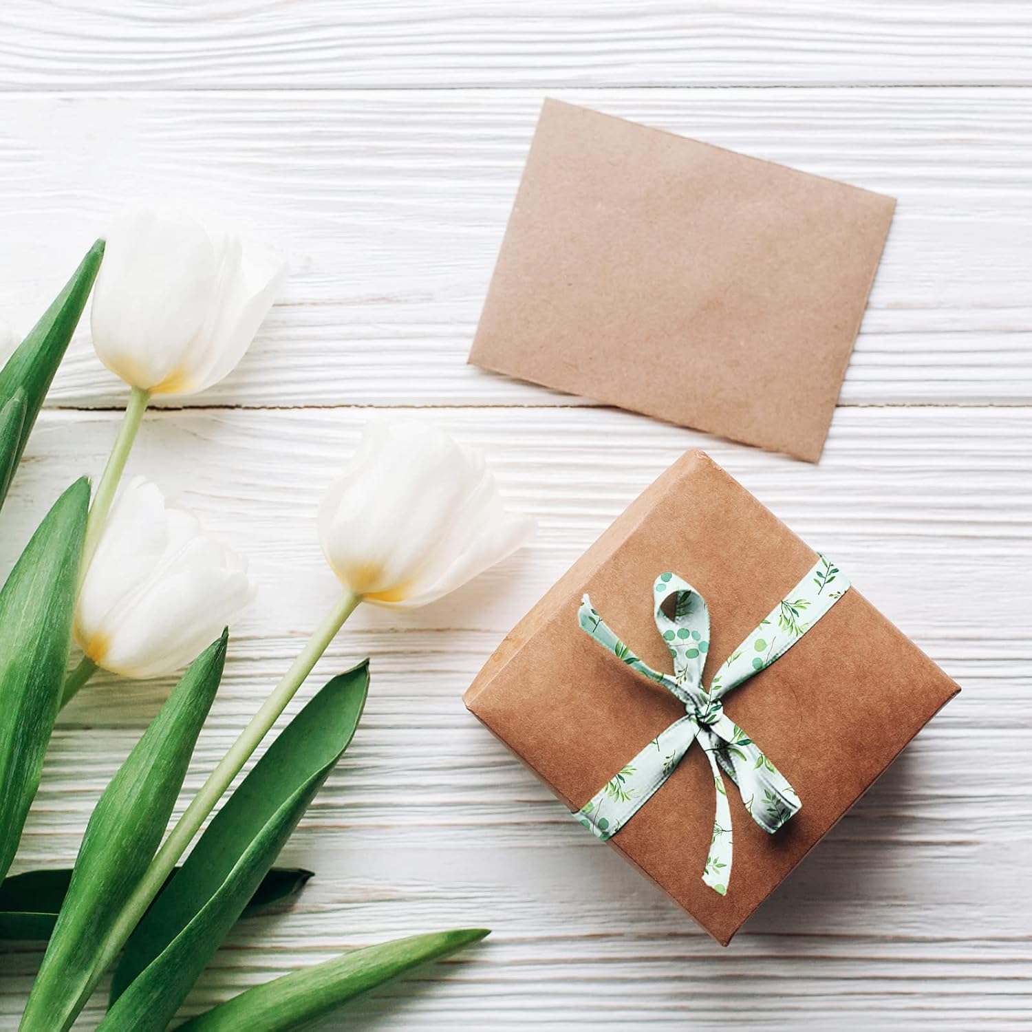 Whaline 12Pcs Floral Cotton Fabric Bundles 10 x 10 Inch Floral Greenery Printed Fabric Square Pink Green Retro Quilting Patchwork for Spring DIY Handmade Crafting Home Party Decor - Image 6