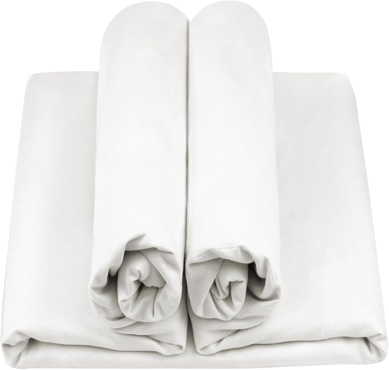 HOTGODEN Medium Weight 100% Cotton Muslin Fabric: 63 inch x 2 Yards Unbleached Muslin Linen Fabric Material for Sewing Material Apparel Cloth - Image 6