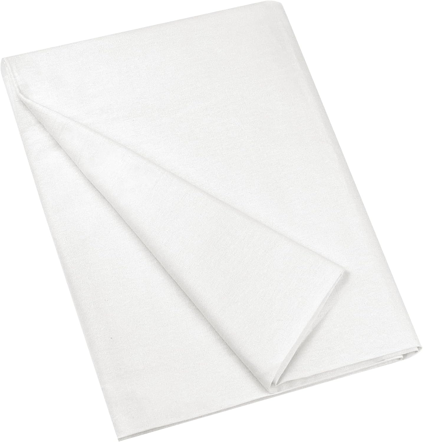 HOTGODEN Medium Weight 100% Cotton Muslin Fabric: 63 inch x 2 Yards Unbleached Muslin Linen Fabric Material for Sewing Material Apparel Cloth - Image 9