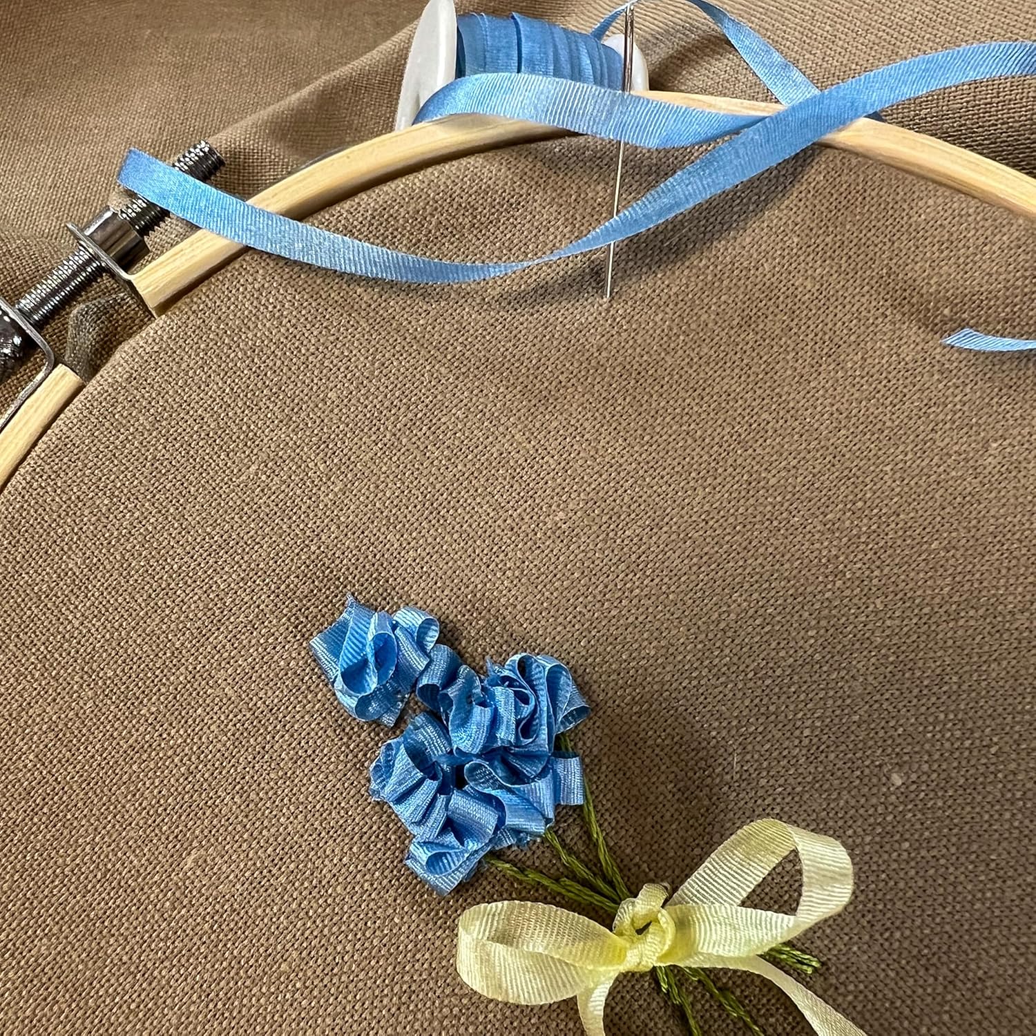 Alternative view of Threadart Linen Fabric by The Yard - Premium Cotton Linen Fabric for Embroidery, Cross Stitch, Apparel, Canvas, Home Décor- 55" Width - Pepper