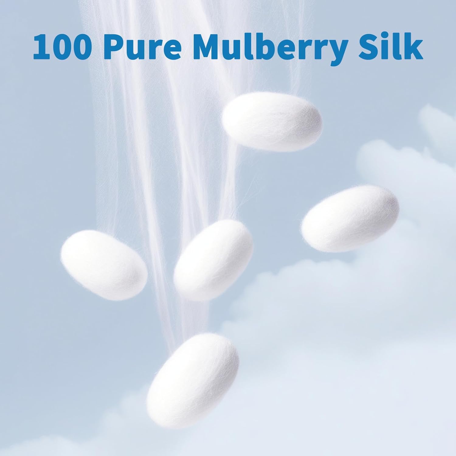 Alternative view of 8 Momme 100% Mulberry Silk Habotai Fabric, 44" Wide -6A Grade Silk Fabric by 1 Yard for Lining, Dresses, Scarves & DIY Sewing Projects(Black)