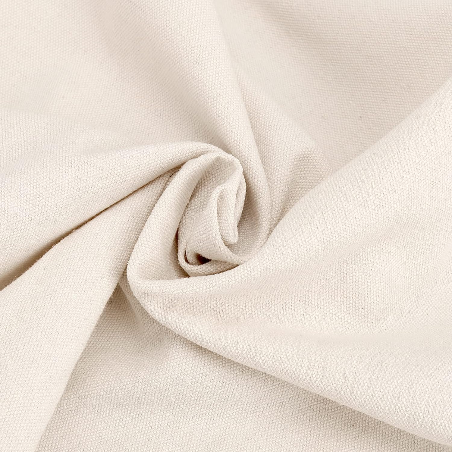 Alternative view of PINGEUI 59x157 Inch/4 Yards Nature Linen Needlework Fabric, Plain Fabric Cloth, Large Size Linen Cloth for Embroidery, Tablecloth, Home Decorations, Crafts