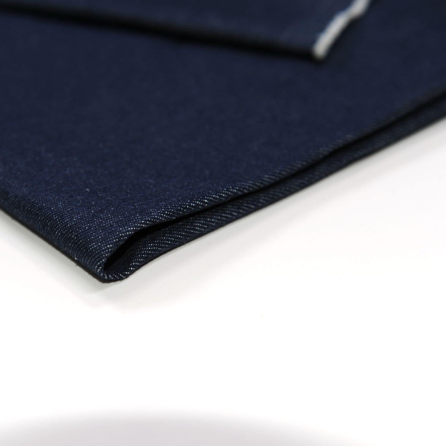 Denim 9 OZ.Indigo Washed of Deep Col 100% Cotton Fabric 62' ' Wide by The Yard(Deep-Indigo), Light-indigo