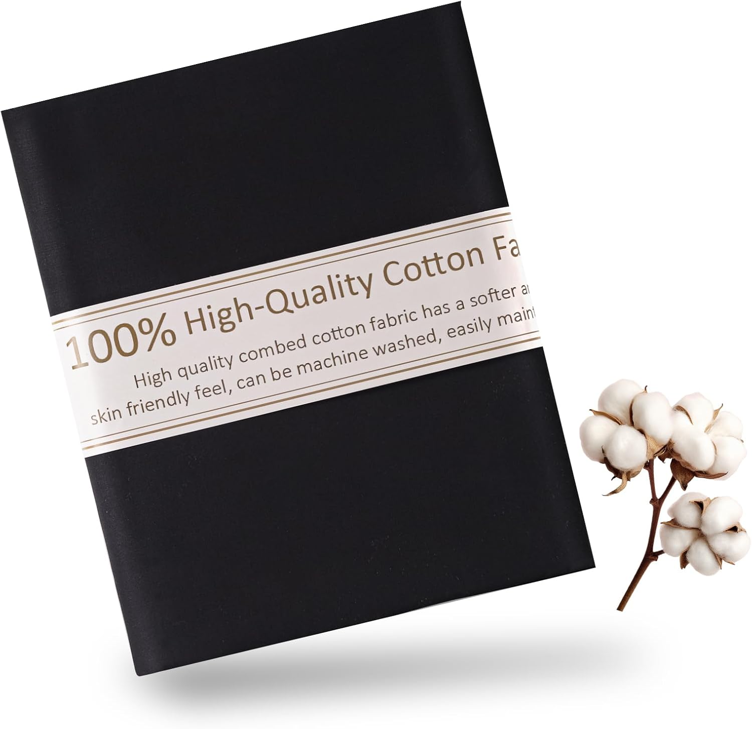 Beige Cotton Fabric for Sewing 59 Inch Wide Natural 100% Cotton Poplin Fabric by The Yard Soft Embroidery Cotton Material Apparel Cloth (Beige, 2 Yard) - Image 8