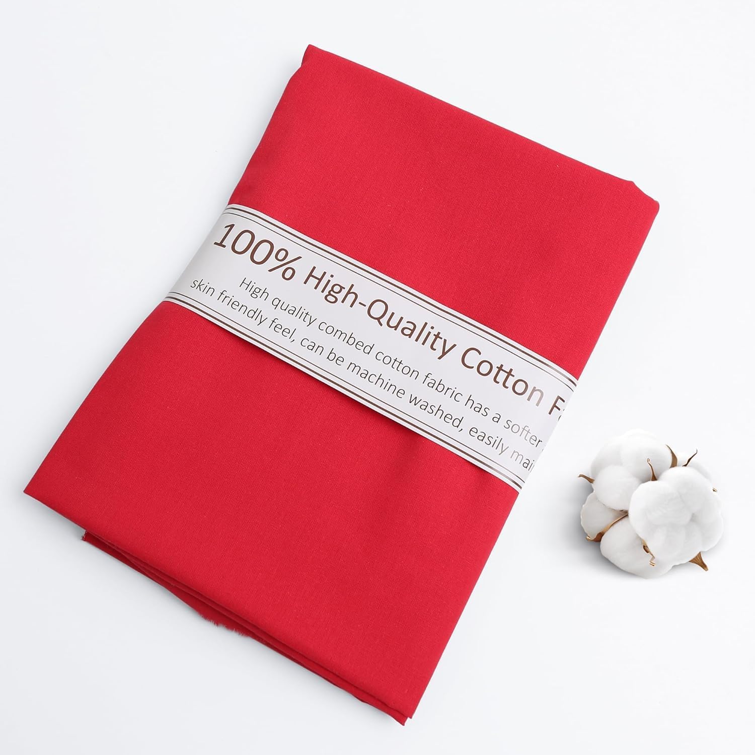 Black Cotton Fabric, Natural 100% Cotton Poplin Fabric by The Yard 59 Inches Wide Lining Fabric for Sewing Apparel Cloth Soft Embroidery Quilting, 1 Yard - Image 9