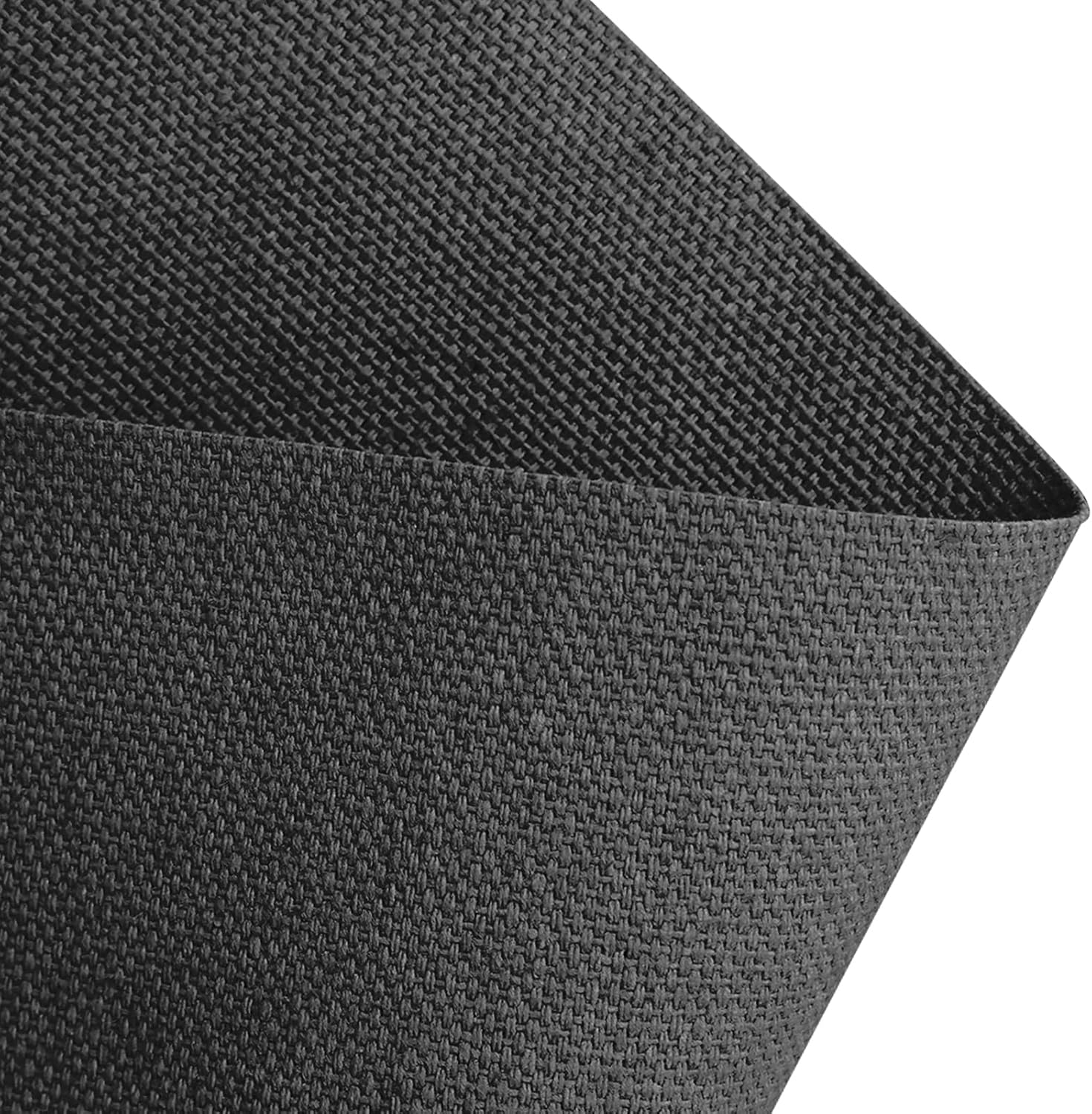 Cotton Canvas Fabric 60x40 Inches, Thick Canvas Fabric, 10oz, Suitable for Painting, Sewing, Bag,Crafts, Embroidery, Handmade Home Decor (Black)