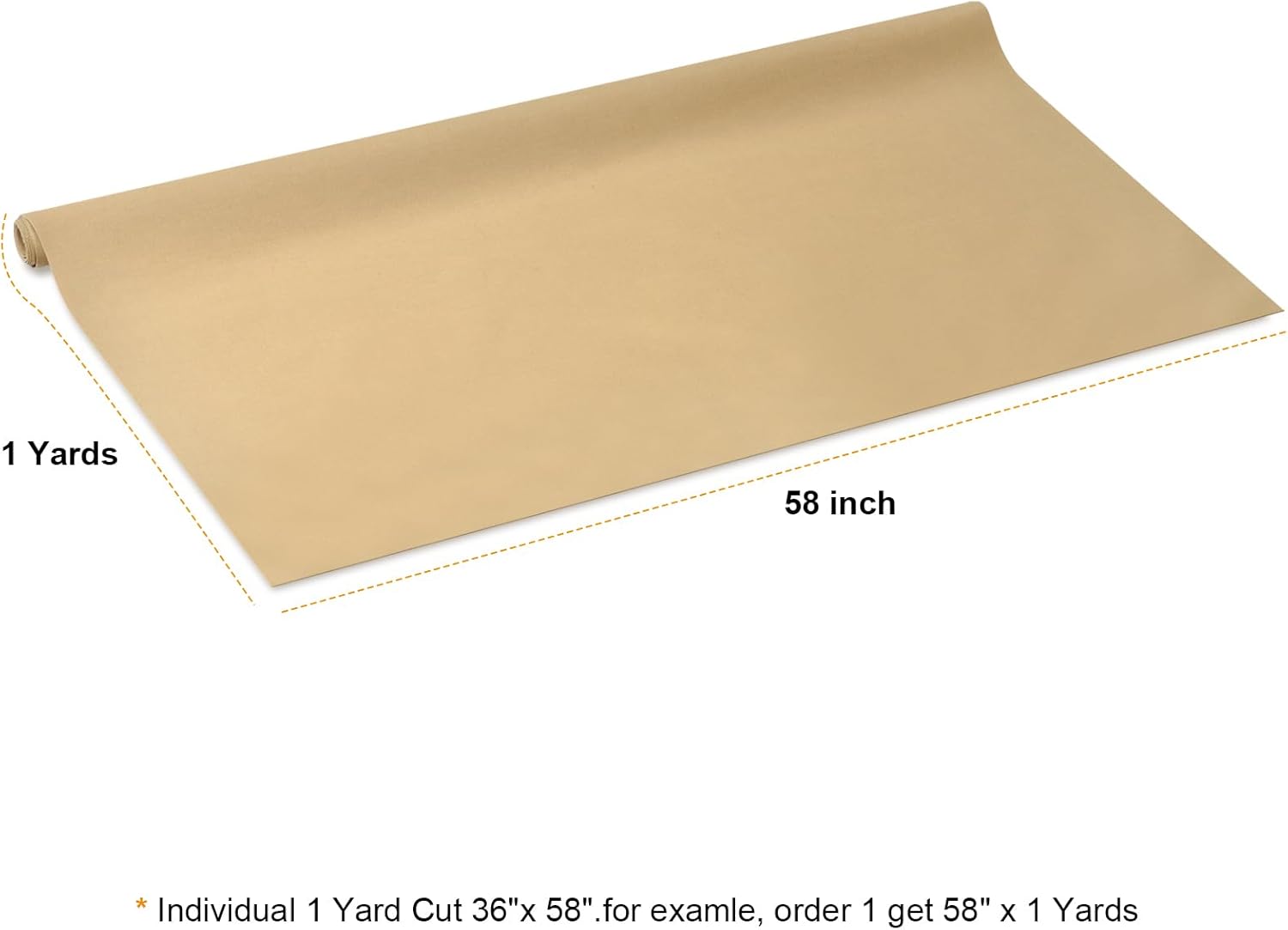 Alternative view of Waterproof Canvas Fabric - 58" Wide 600D Upholstery Polyester Material - Durable Nylon Indoor Outdoor Water Resistant Fabric for Furniture Cover Cushion Home Awning Tent (600D Khakil, 1 Yard)