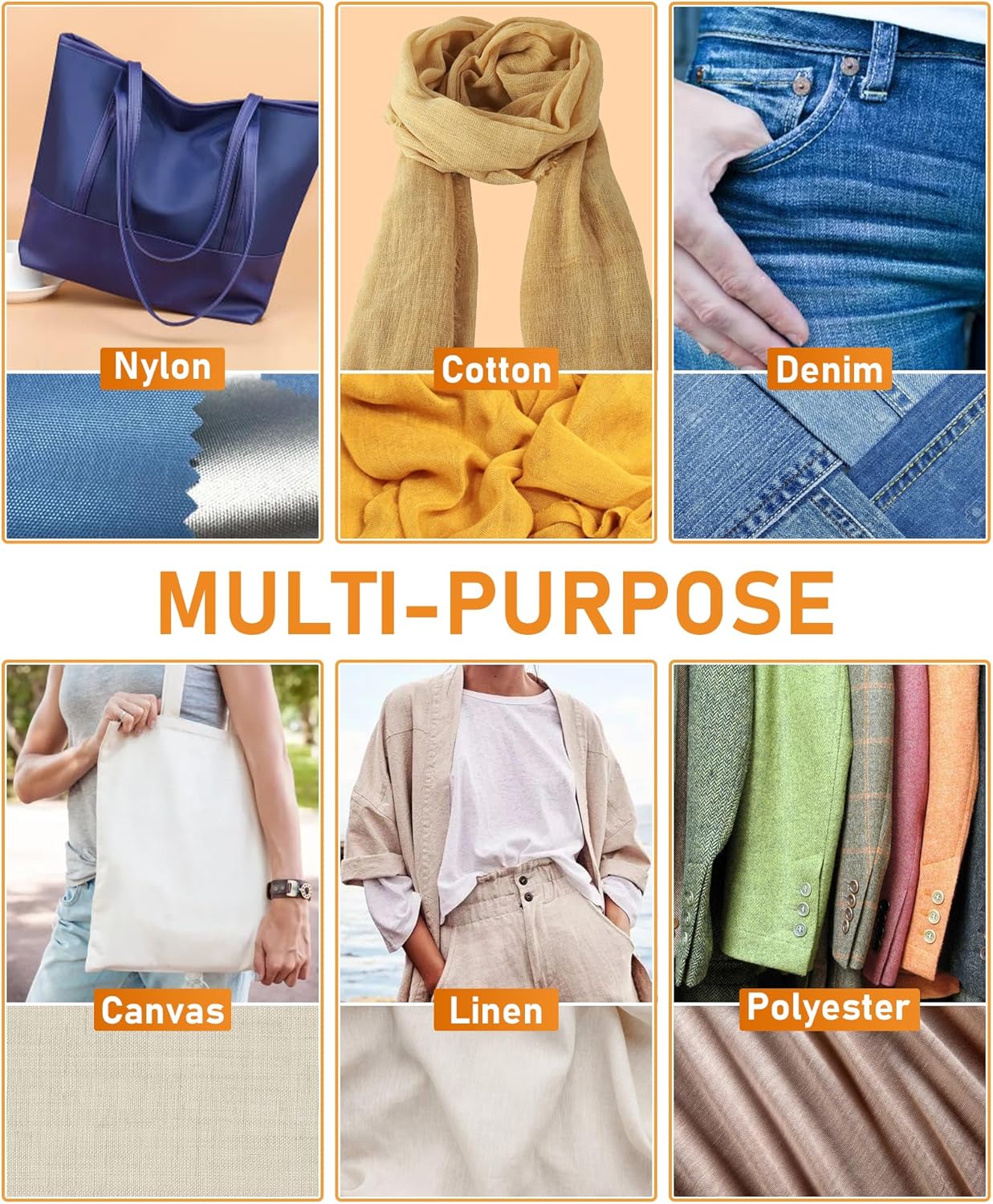 PLANTIONAL Medium Weight White Iron-On Non-Woven Fusible Interfacing: 11.6" x 30yd Medium Weight Non-Woven Interfacing Iron On Polyester Single-Sided Interfacing for DIY Crafts Supplies - Image 5