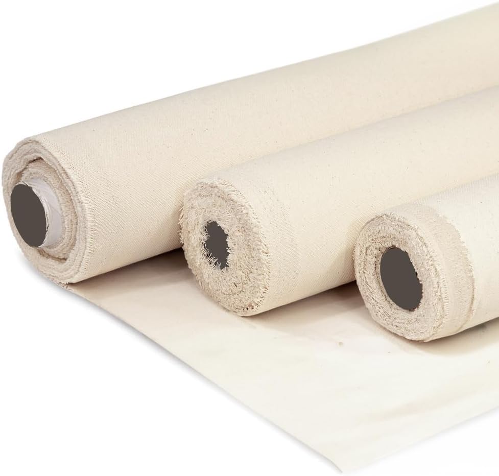 Barcelonetta | Canvas Fabric | Cotton Duck | Heavy | Natural 10oz | 62'' Wide | Arts & Crafts, Backings, Covers, Placemats (1 Yard) - Image 9