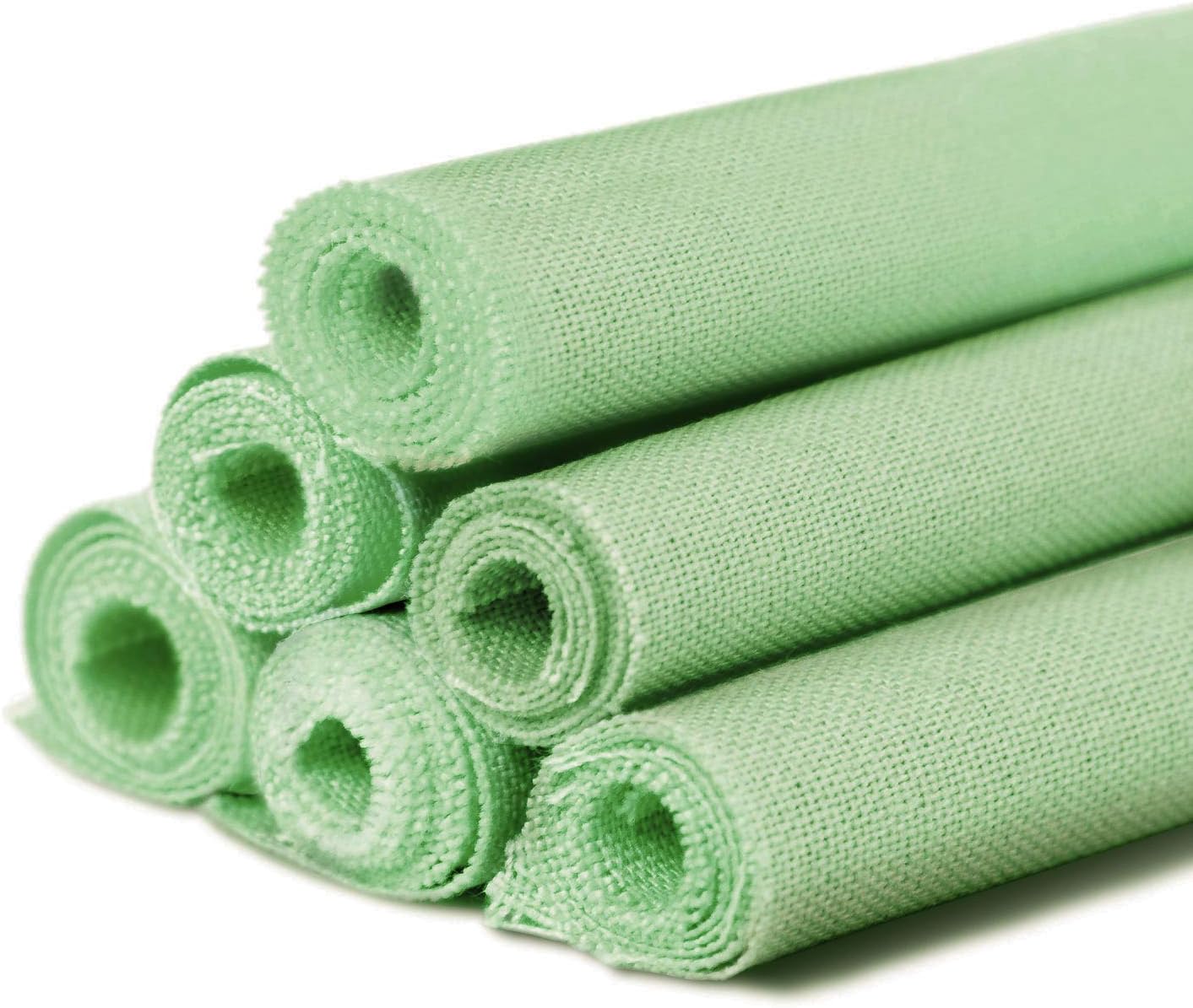 6 Pcs Linen Needlework Fabric, Square Embroidery Fabric 9 Colors Stitch Cloth for Garment Crafts and Decoration Embroidery Project - Image 8