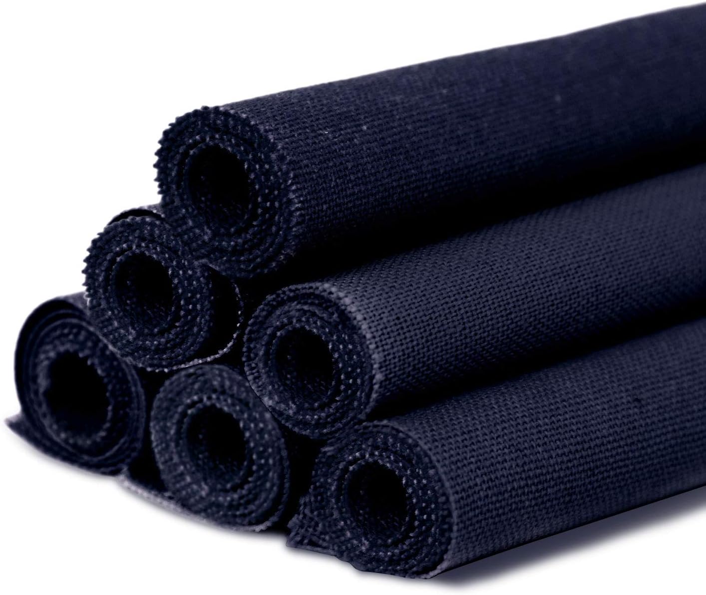 6 Pcs Linen Needlework Fabric, Square Embroidery Fabric 9 Colors Stitch Cloth for Garment Crafts and Decoration Embroidery Project - Image 9