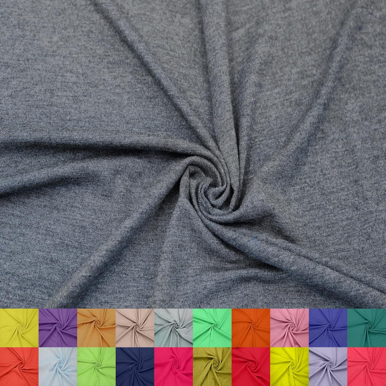 60" Wide Rayon Spandex Jersey Knit Fabric by The Yard - 4-Way Stretch, 200GSM, Medium Weight -Soft & Breathable - Apparel, Accessories, Maternity & Decorations - Image 5