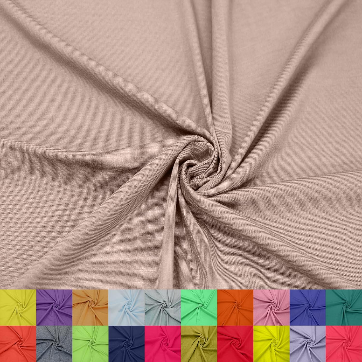 60" Wide Rayon Spandex Jersey Knit Fabric by The Yard - 4-Way Stretch, 200GSM, Medium Weight -Soft & Breathable - Apparel, Accessories, Maternity & Decorations - Image 6