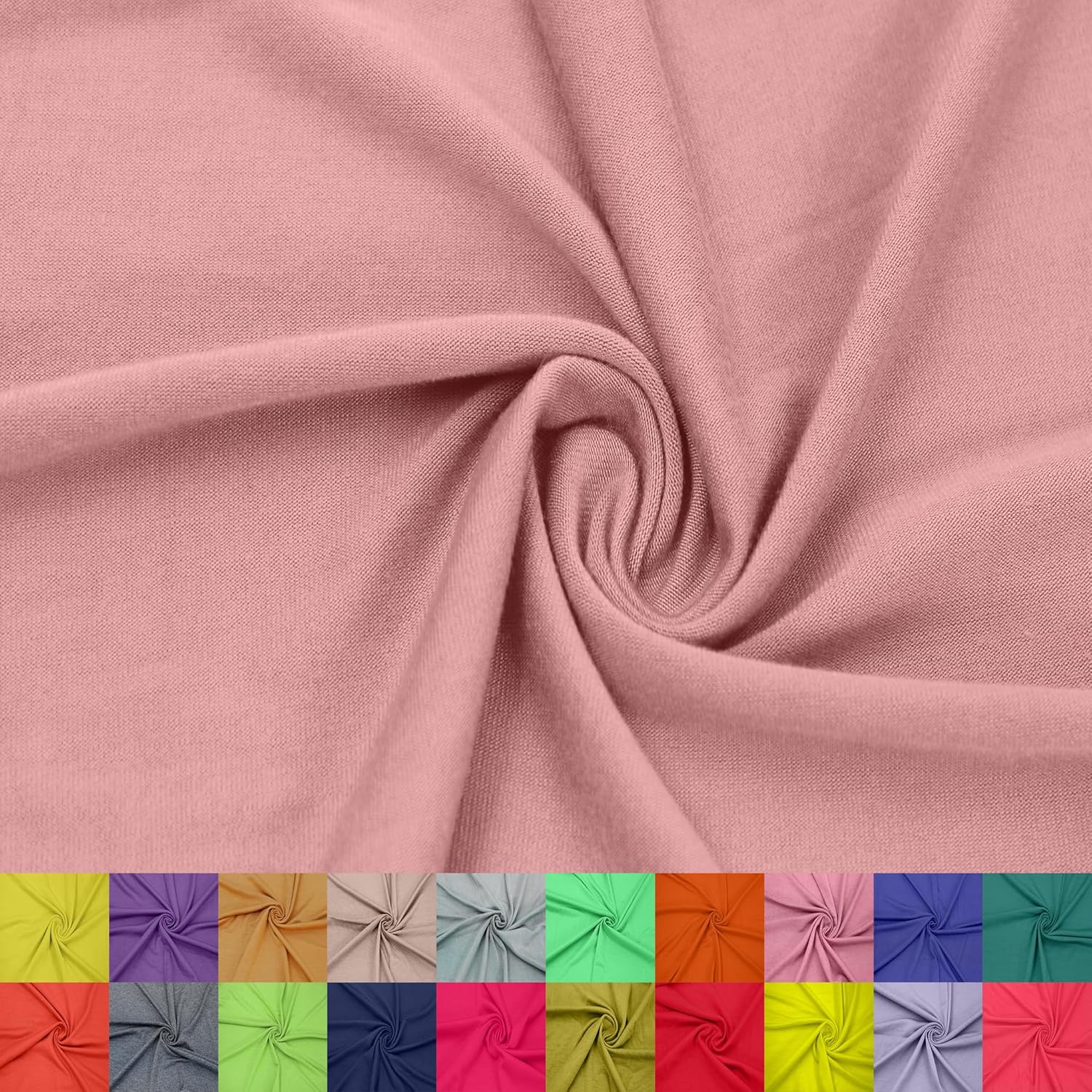 60" Wide Rayon Spandex Jersey Knit Fabric by The Yard - 4-Way Stretch, 200GSM, Medium Weight -Soft & Breathable - Apparel, Accessories, Maternity & Decorations - Image 7