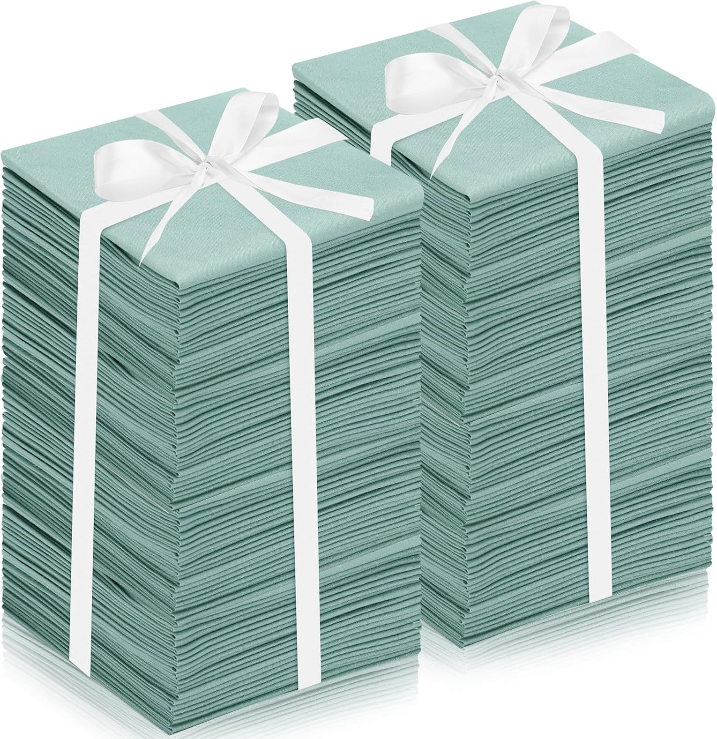 Buryeah 100 Pieces 10 x 10 Inches White Cotton Fabric Squares White Precut Quilting Fabric Bundles Solid Colors Layer Quilt Material for Sewing Beginners Patchwork Embroidery Cloth DIY Craft Projects - Image 7