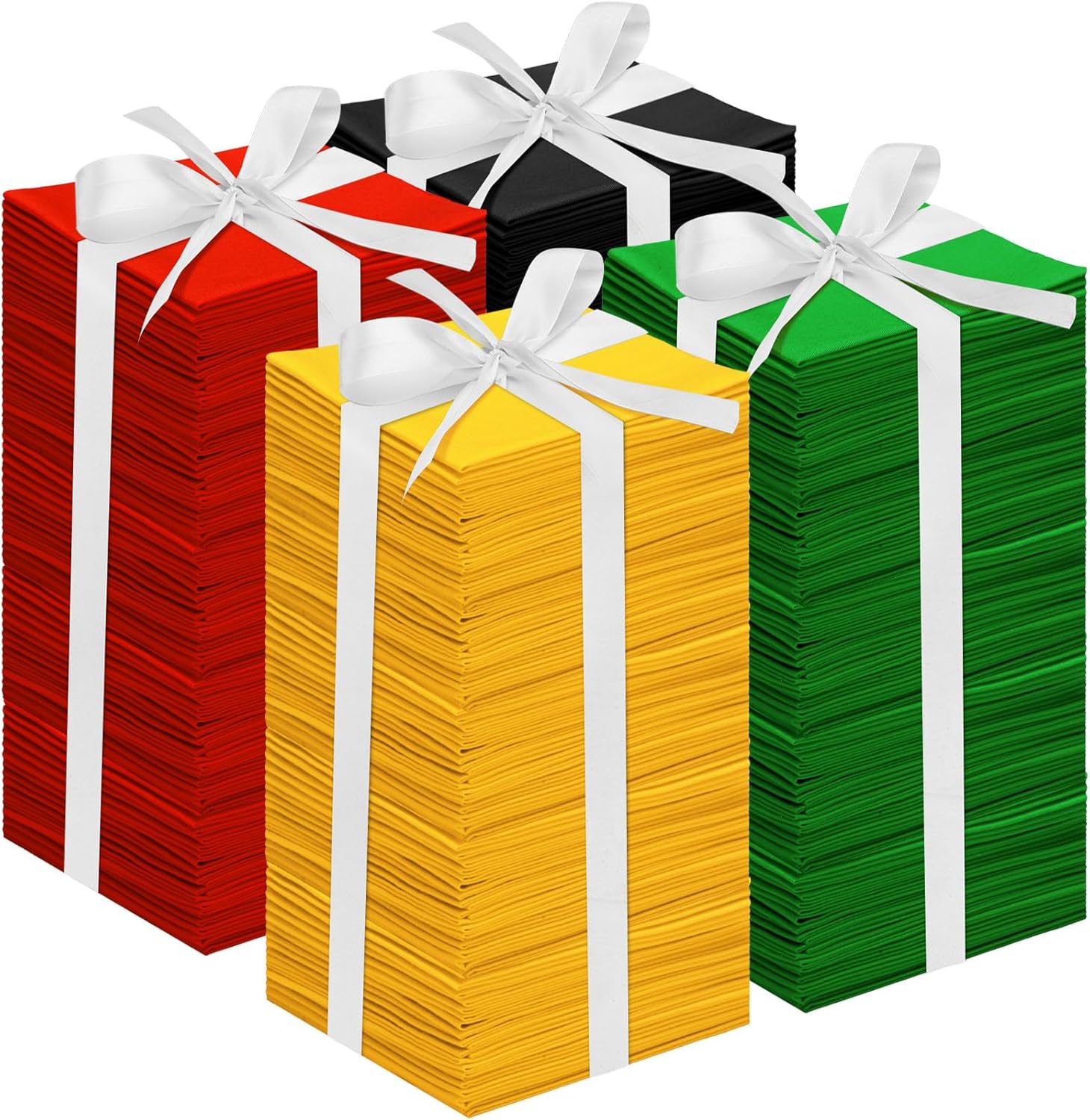 Buryeah 100 Pieces 10 x 10 Inches White Cotton Fabric Squares White Precut Quilting Fabric Bundles Solid Colors Layer Quilt Material for Sewing Beginners Patchwork Embroidery Cloth DIY Craft Projects - Image 9