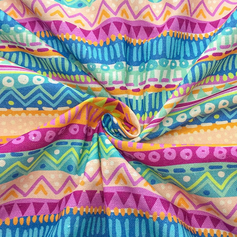 Tonisnono Cotton Fabric by The Yard for Quilting, Sewing DIY, Craft Projects & More (Pre-Cut 1 Yard) F5002