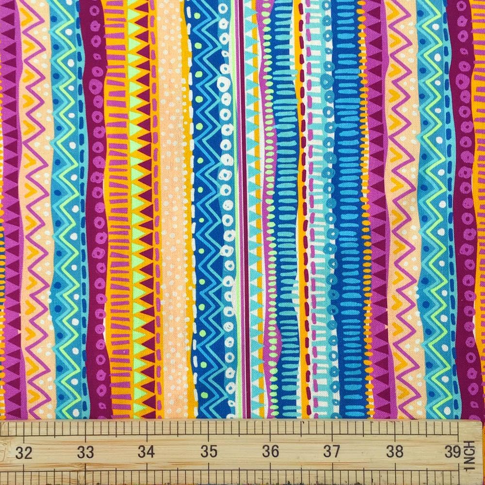 Alternative view of Tonisnono Cotton Fabric by The Yard for Quilting, Sewing DIY, Craft Projects & More (Pre-Cut 1 Yard) F5002