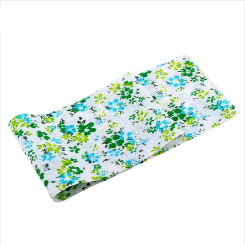 Alternative view of 7Pcs Top Green Cotton Craft Fabric Bundle Squares Patchwork DIY Sewing Scrapbooking Quilting Floral Dot Pattern Craft and Hobby Fabric 10" x 10" (25cm x 25cm)