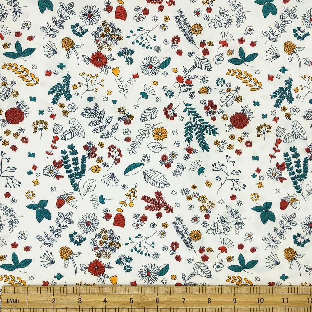 12 x 12 inches Print Cotton Precut Craft Fabric Bundle Squares for DIY Sewing Scrapbooking,Quilt Fabric Squares for Masks (30cm x 30cm) 28Pcs - Image 4