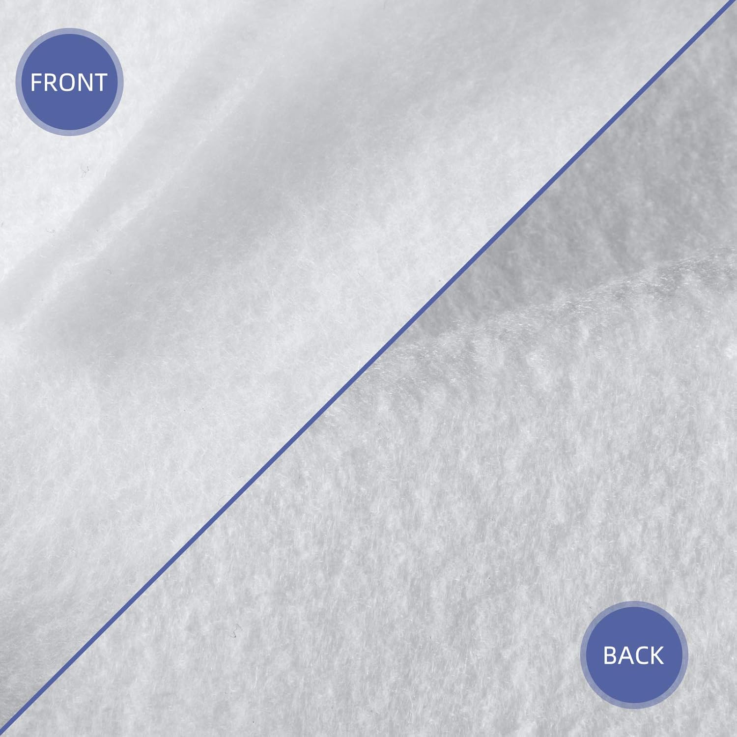 Alternative view of Tatuo 59 Inch Quilt Batting Polyester Batting for Upholstery Bonded Quilting Craft and Wearable Arts(1.5m x 2 Yards x 0.1 Inch)