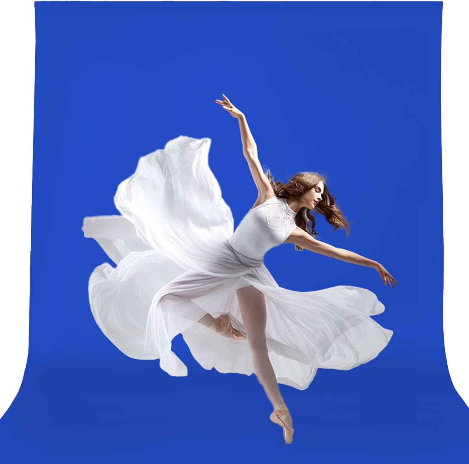 CPLIRIS 10x12ft Black Backdrop for Photography, Large Seamless Polyester Fabric Pure Black Photo Backdrop Curtain for Portrait Photoshoot Party Video - Image 8