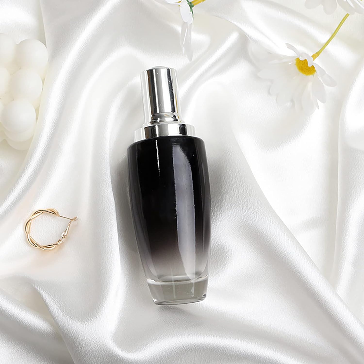 Alternative view of Yiemoge Satin Photography Background Silk, Glossy Fabric Cloth Backdrops for Goods, Crafts, Jewelry, Cosmetics, Food Photoshoot and Flat Lay (White, 3.3×2.5ft/100×75cm)