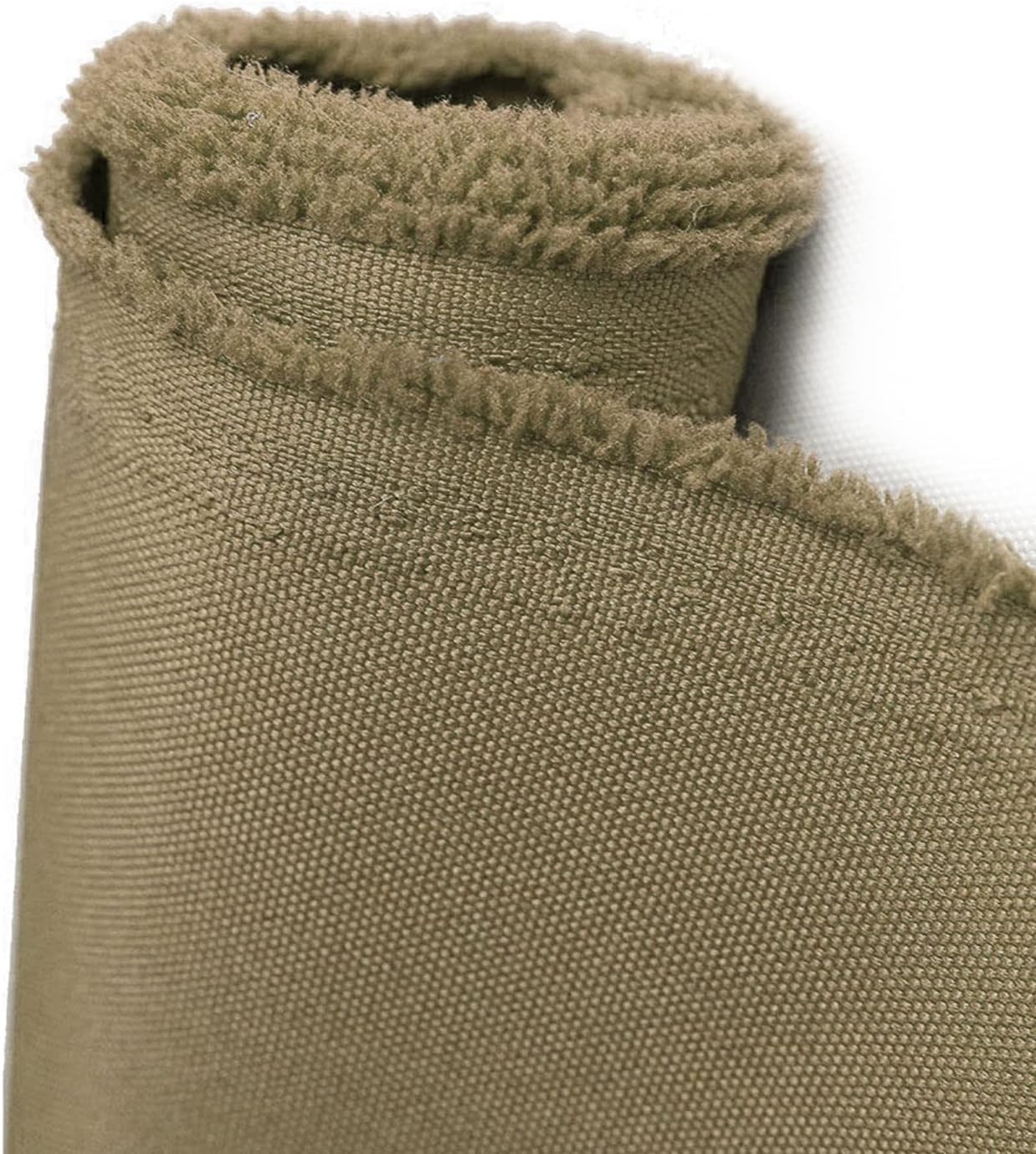 Foreate Waterproof Canvas Fabric by The Yard 600D Upholstery Fabric for Chairs 58" Wide Indoor Outdoor Water Resistant Canvas Polyester Material Sewing DIY Cloth, 1 Yard Khaki
