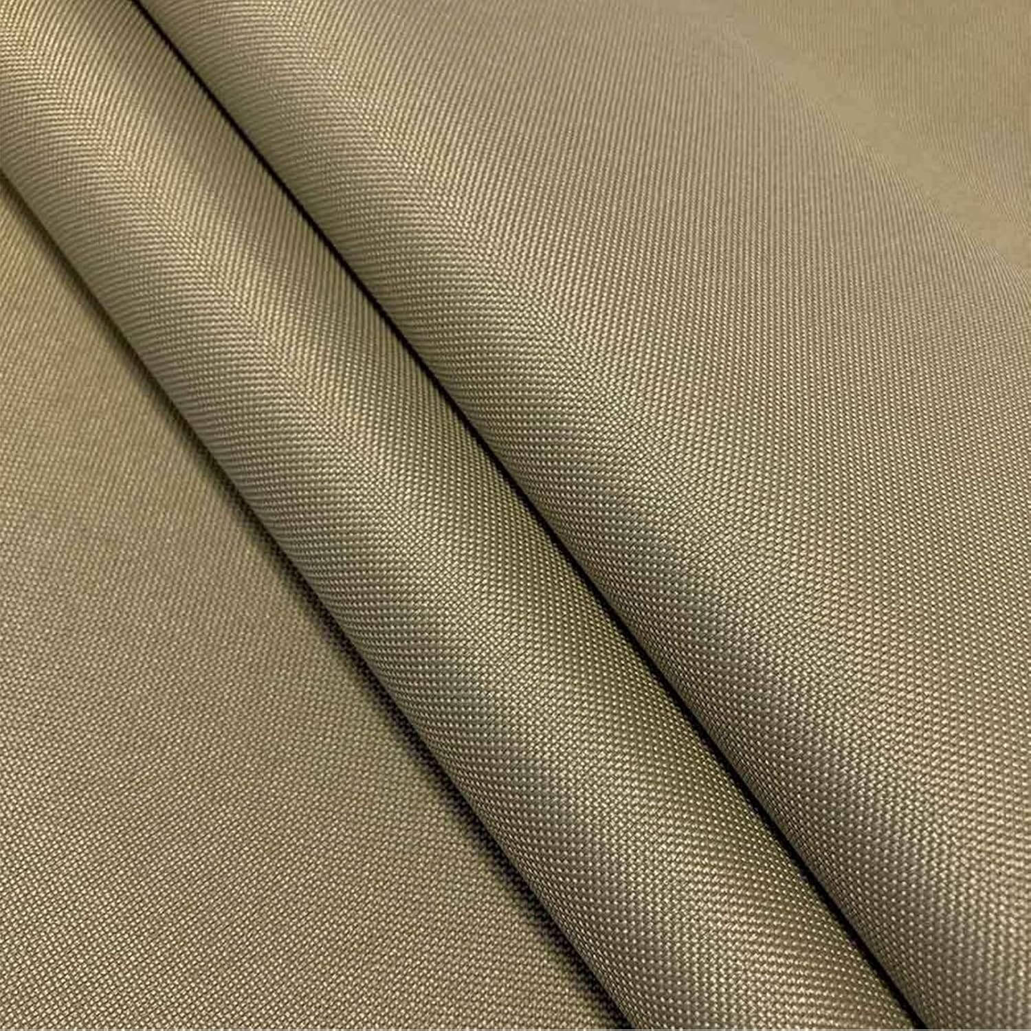 Alternative view of Foreate Waterproof Canvas Fabric by The Yard 600D Upholstery Fabric for Chairs 58" Wide Indoor Outdoor Water Resistant Canvas Polyester Material Sewing DIY Cloth, 1 Yard Khaki