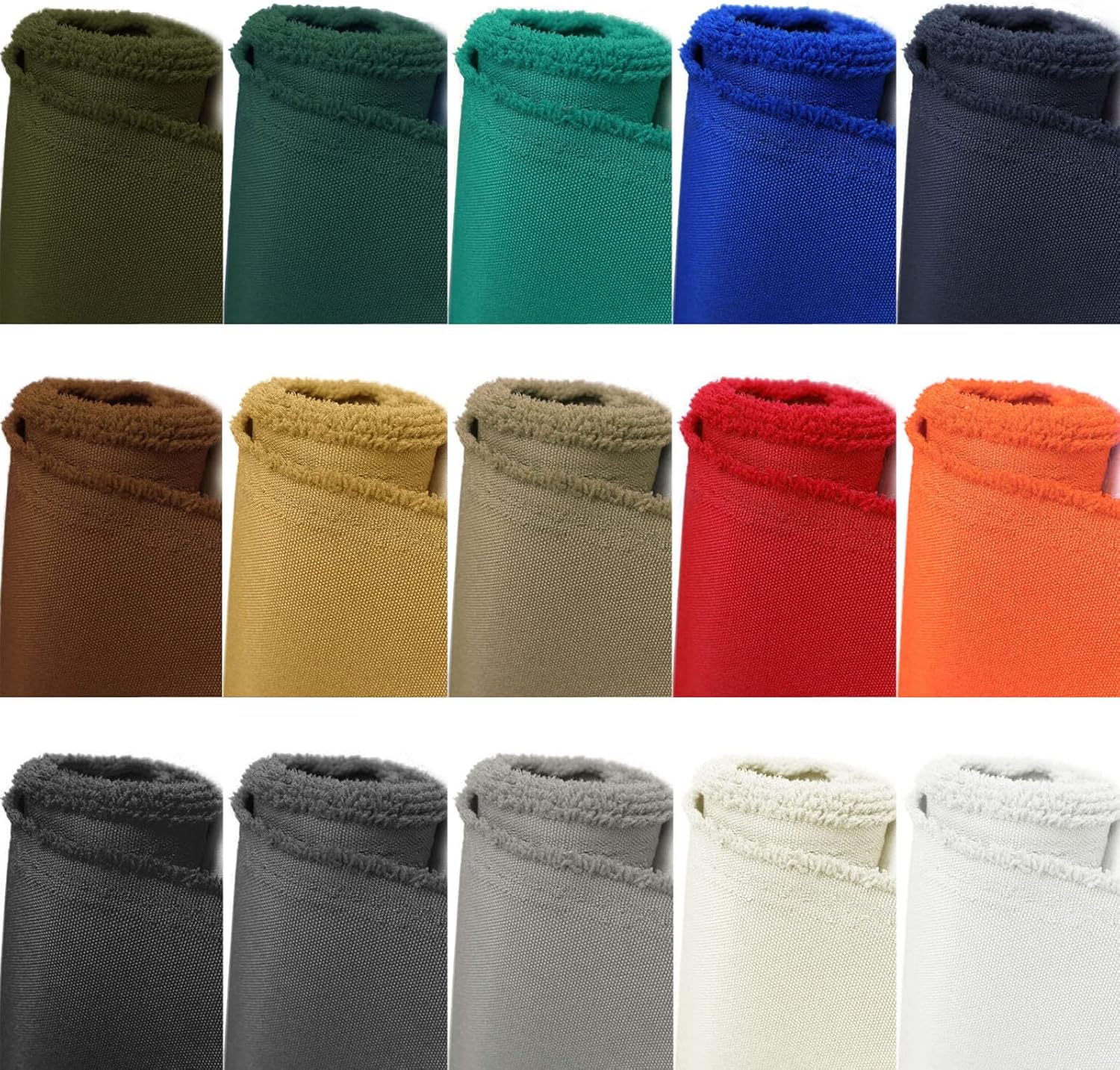 Foreate Waterproof Canvas Fabric by The Yard 600D Upholstery Fabric for Chairs 58" Wide Indoor Outdoor Water Resistant Canvas Polyester Material Sewing DIY Cloth, 1 Yard Khaki - Image 6