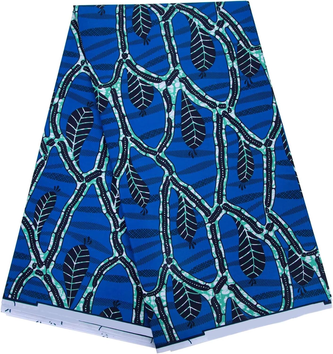 6 Yards Kente African Fabrics Bright Color Polyester African Cloth by Yard Ankara Fabric Sewing for Crafts - Image 9