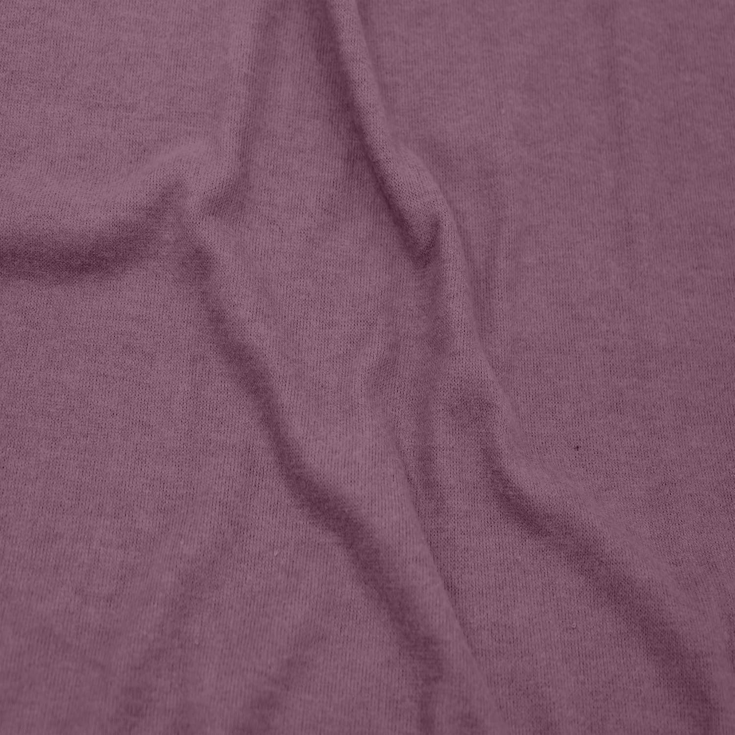 Alternative view of Stylish FABRIC Merino-Like Wool Hacci Brush Poly Rayon Spandex Jersey with /4-Way Stretch/Knit, Apparel Fabric, Mauve Dark 1 Yard